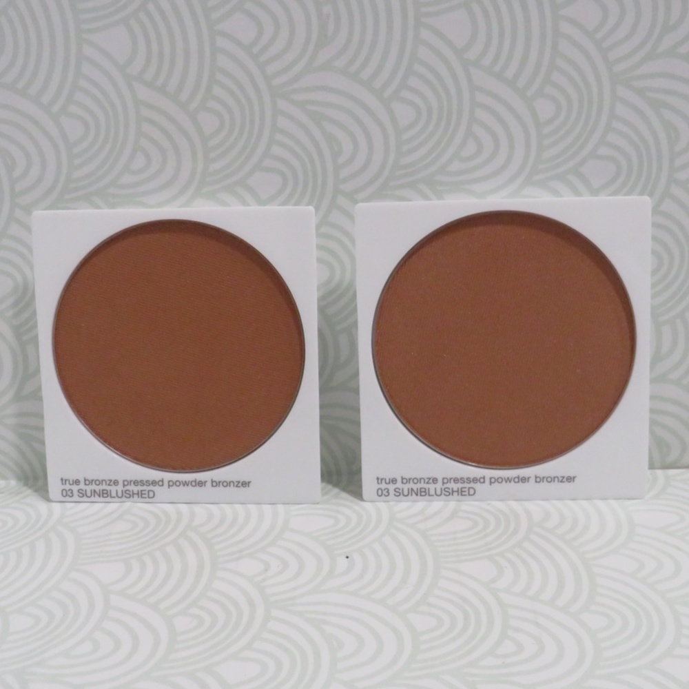 CLINIQUE💥TRUE BRONZE PRESSED POWDER BRONZER #03 SUNBLUSHED REFILL - LOT OF 2💥